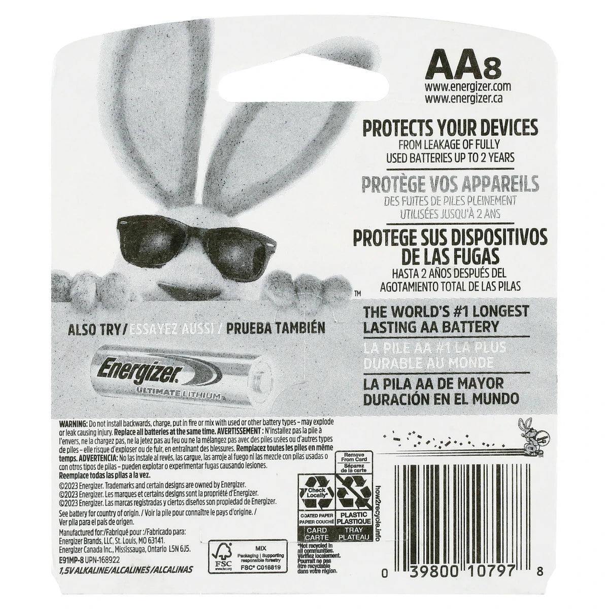 Energizer Max AA Alkaline Batteries 11Oz (Pack of 24)