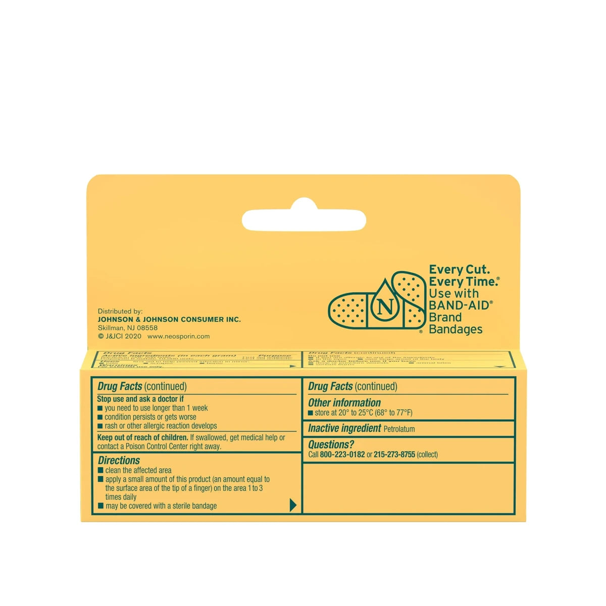 Neosporin Simply Formula 3 Ingredient First Aid Antibiotic Ointment 0.5Oz (Pack of 72)
