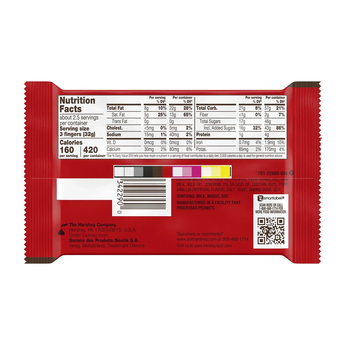 Hersheys Kit Kat King Size Candy Bars 3Oz (Pack of 144)