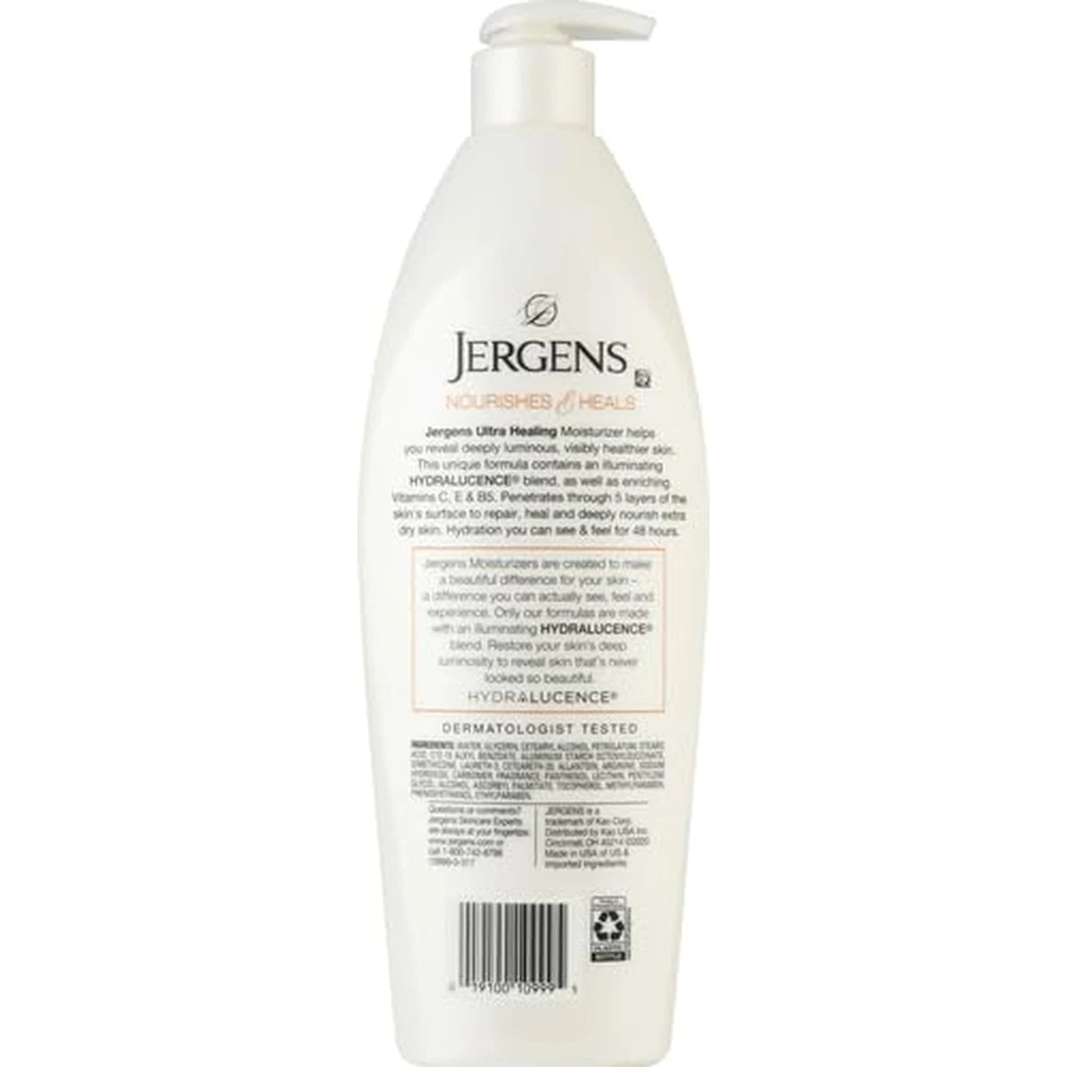 Jergens Ultra Healing Extra Dry Skin Moisturizer 21Oz (Pack of 6)