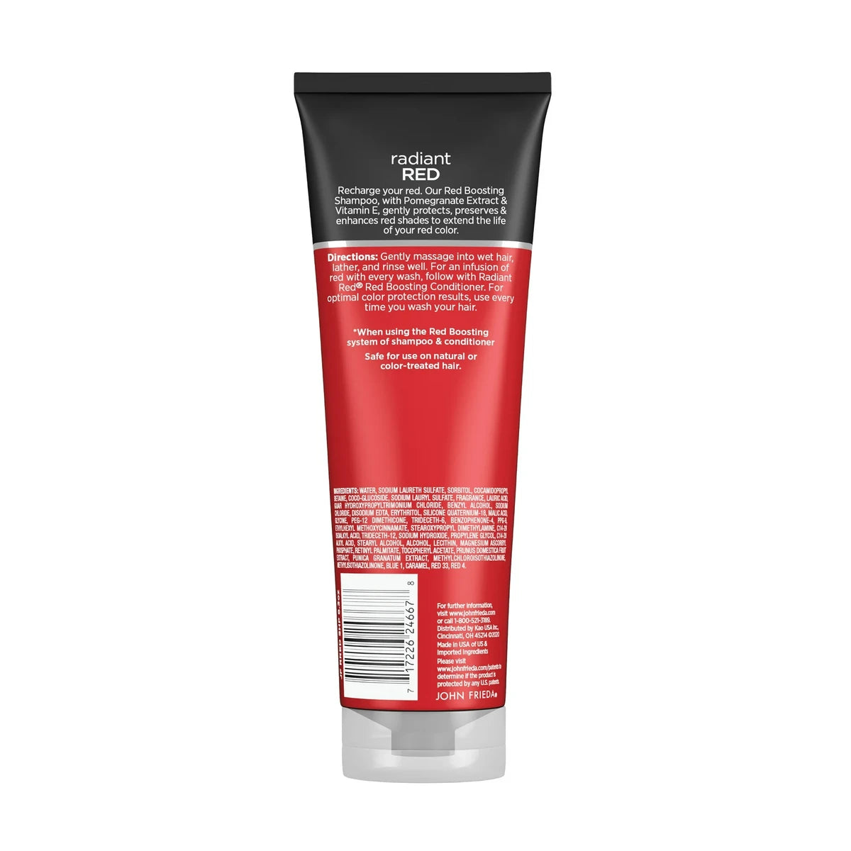 John Frieda Radiant Red Boosting Shampoo 8.3Oz (Pack of 6)