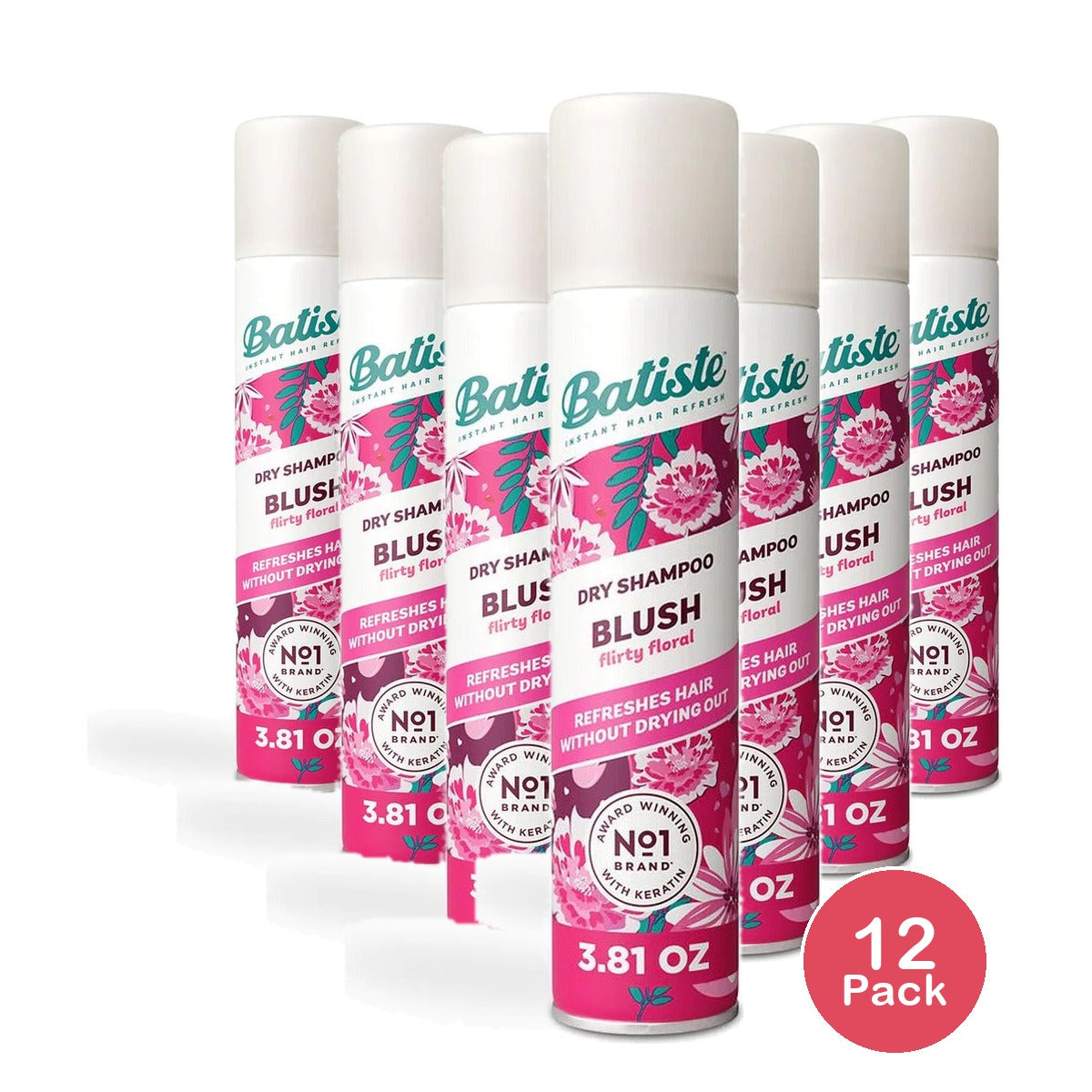 Batiste Dry Shampoo Blush 3.81 Oz (Pack of 12)