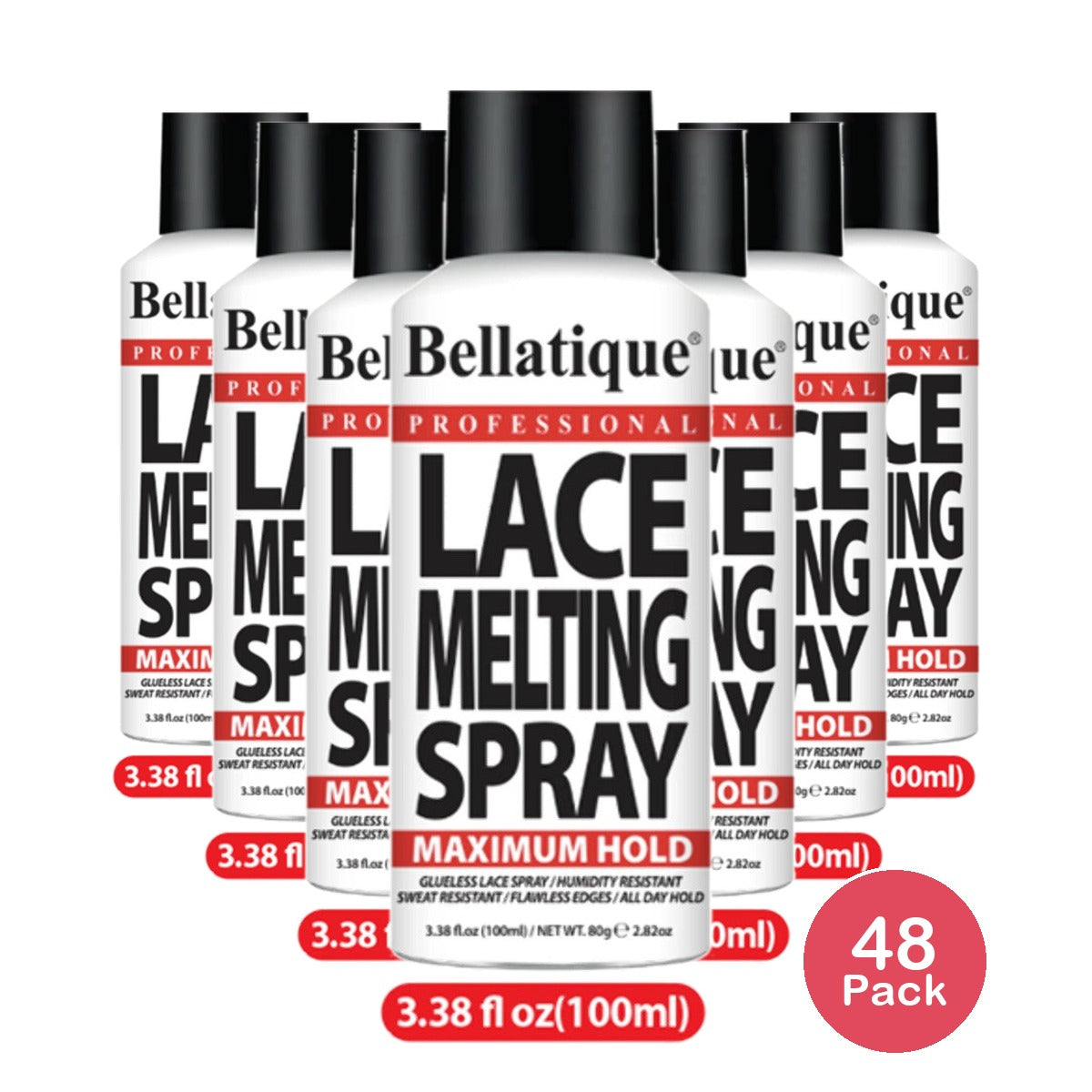 Bellatique Professional Lace Melting Spray 6.76 Oz (Pack of 48)