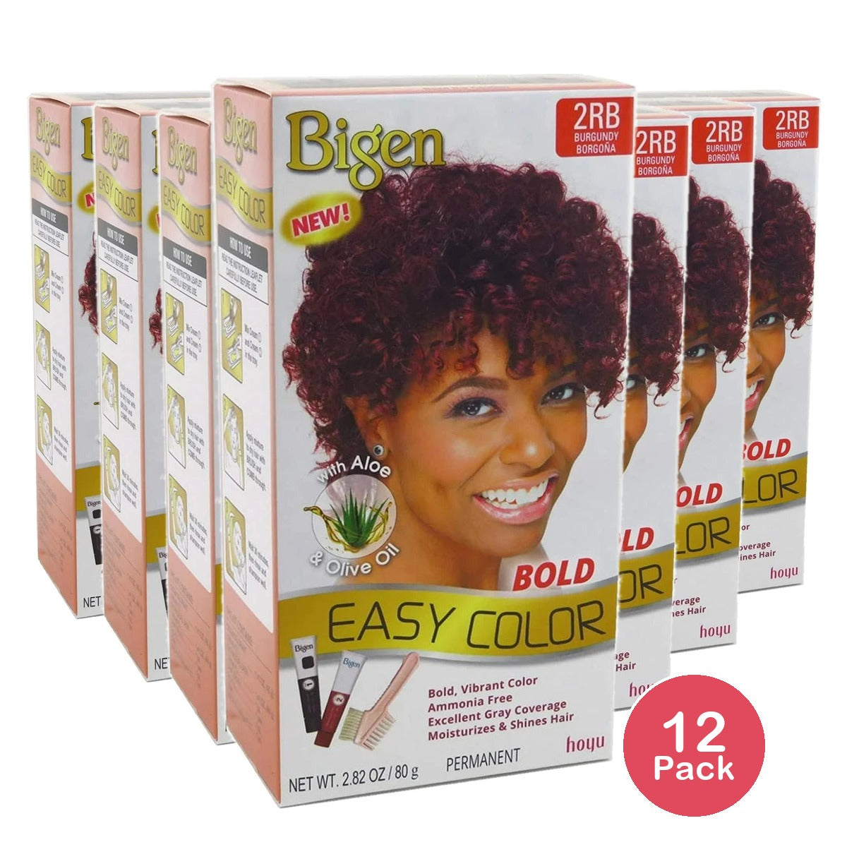 Bigen Permanent Easy Color 2.82 oz (Pack of 12)