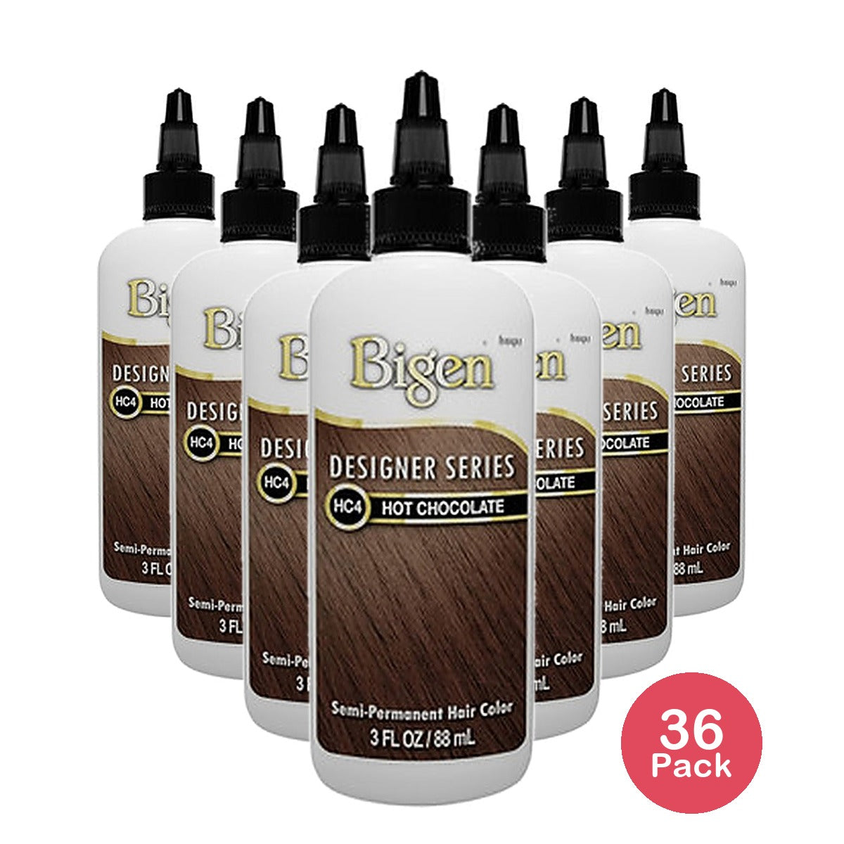 Bigen Semi Color Chocolate (Pack of 36)