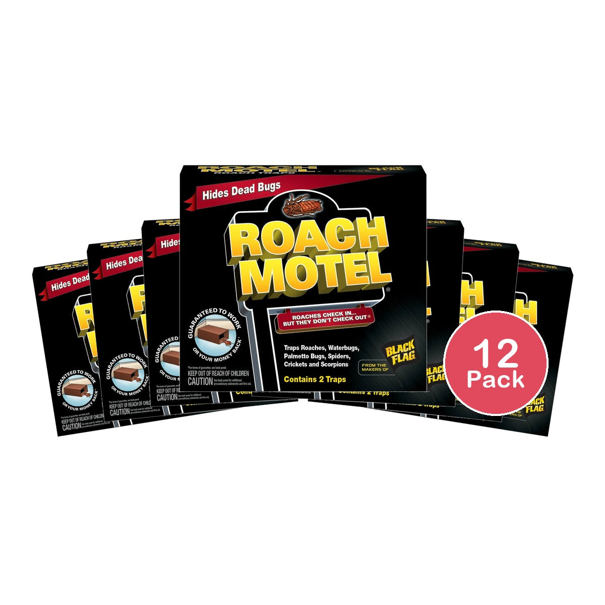 Black Flag Roach Motel Insect Trap Case (Pack of 12)