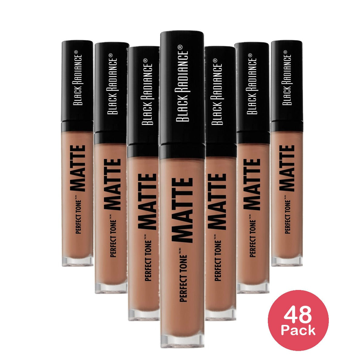 Black Radiance Perfect Tone Matte Lip Creme 0.17 Oz (Pack of 48)