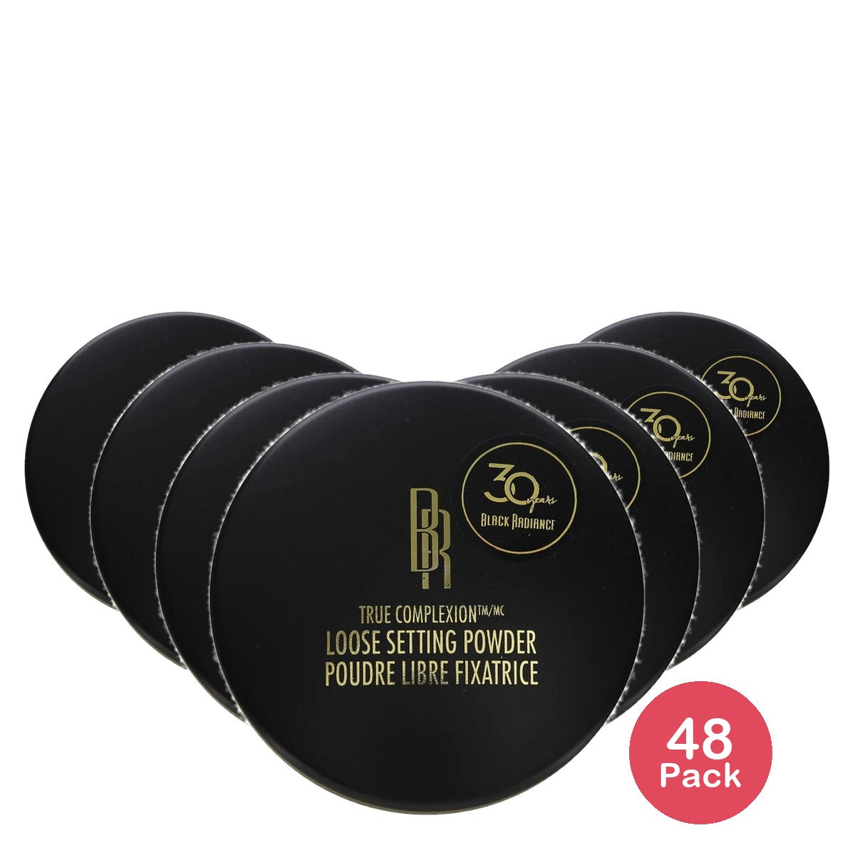 Black Radiance True Complexion Loose Setting Powder - Makeup Finishing Powder - 0.70oz (Pack of 48)
