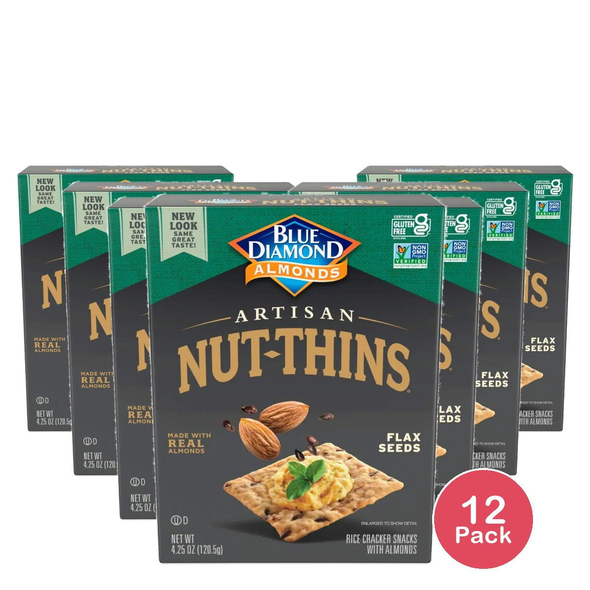 Blue Diamond Nut Thins Artisan 4.25 oz (Pack of 12)