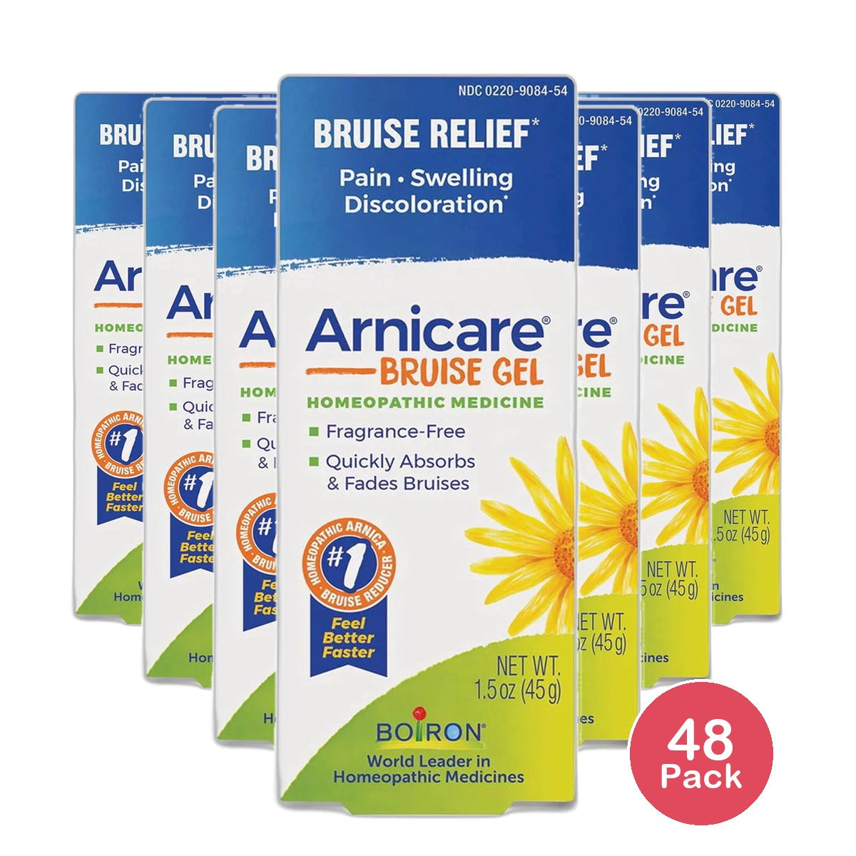 Boiron Arnicare Bruise Homeopathic Relief Gel 1.5Oz (Pack of 48)