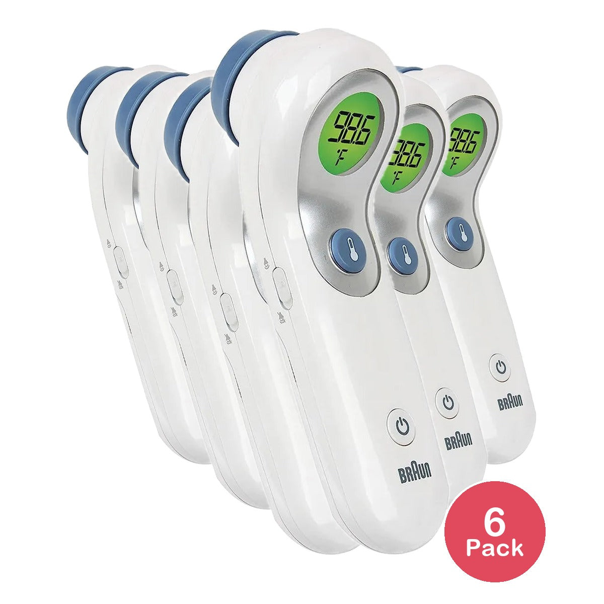 Braun No Touch And Forehead Thermometer 7.68Oz (Pack of 6)