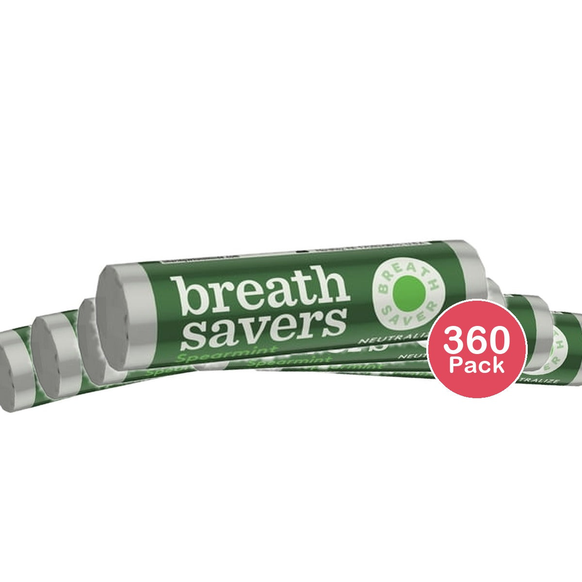 Breath Savers Spearmint Mints 0.75 Oz (Pack of 360)