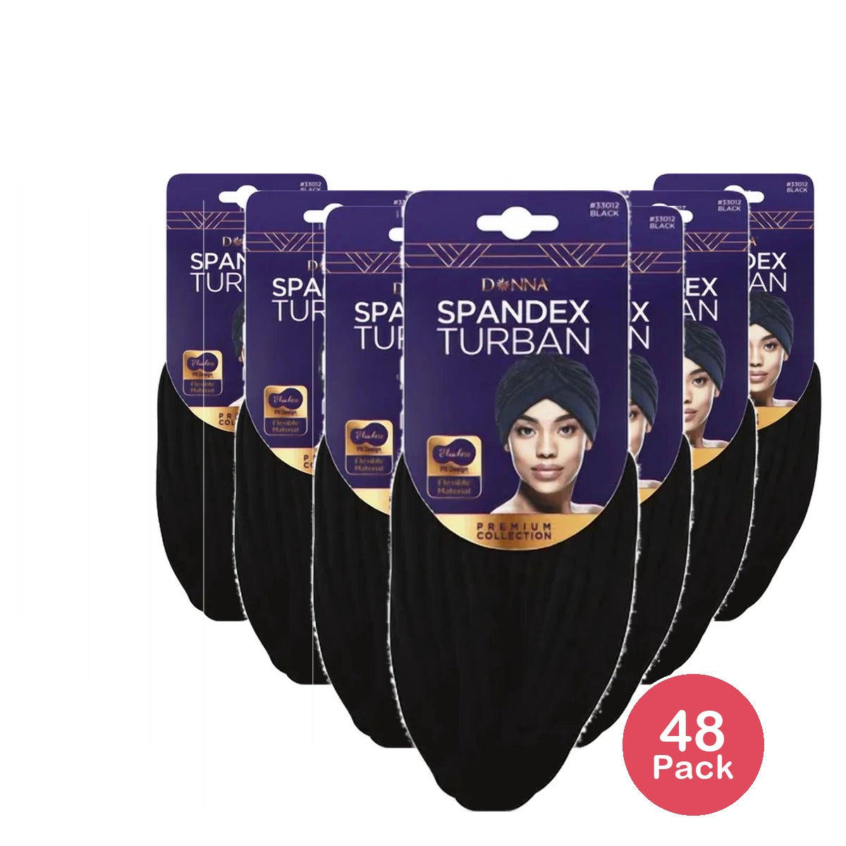 Broadway Enterprises Donna Premium Collection Turban 1 ea nan (Pack of 48)