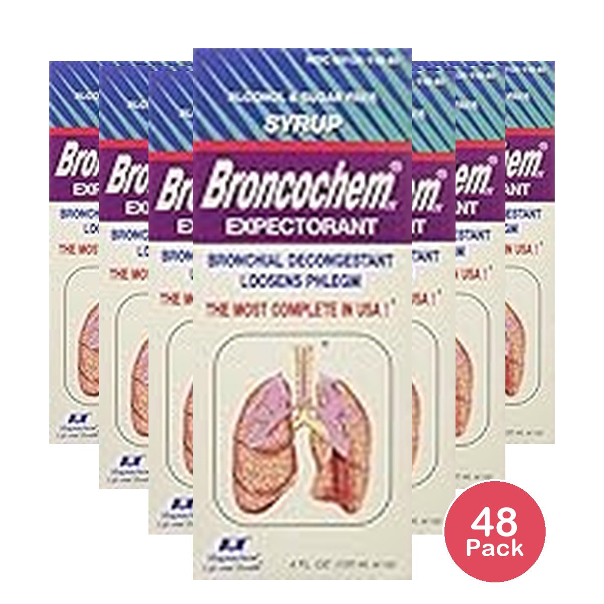 Broncochem Expectorant II Syrup 4 Oz (Pack of 48)