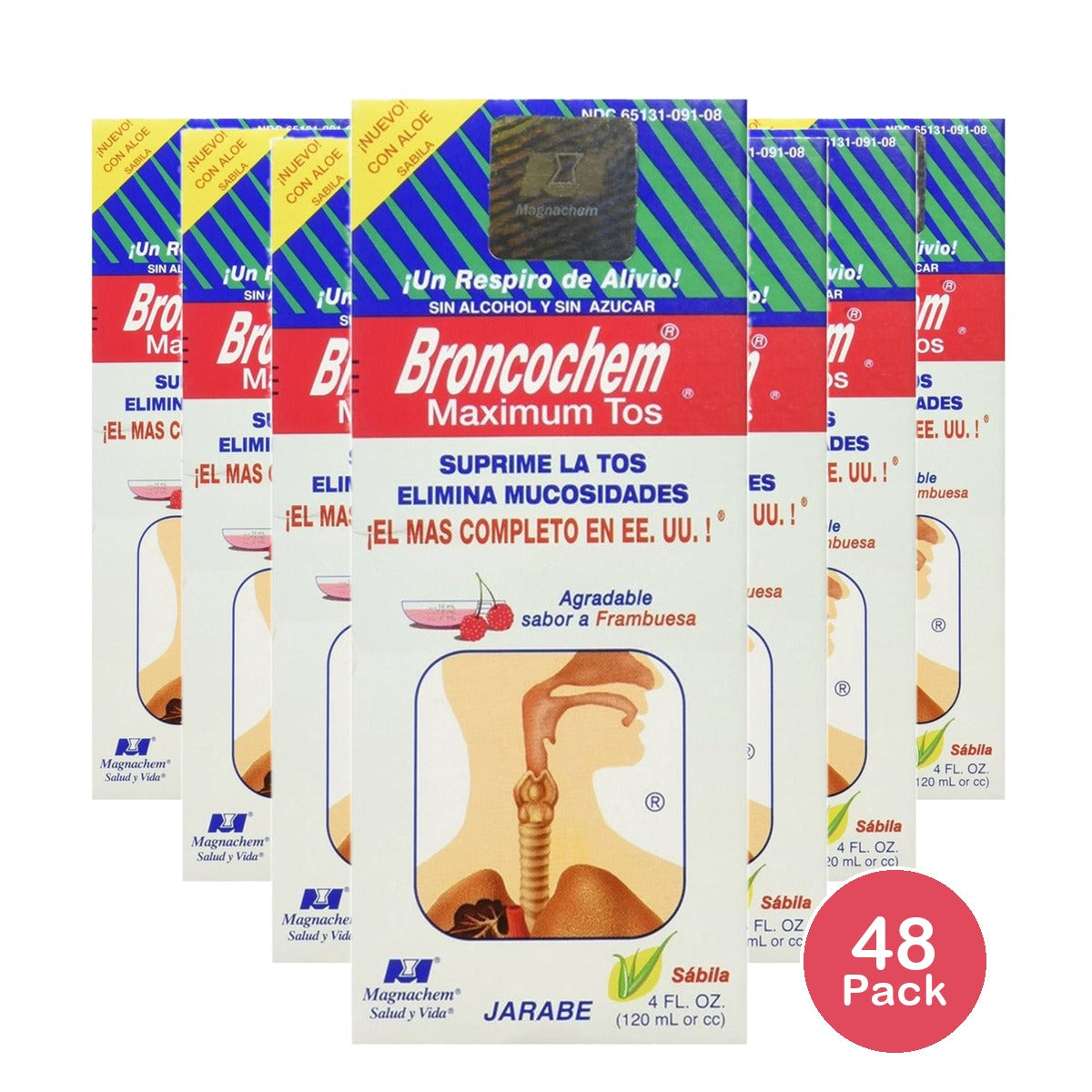 Broncochem Maximum Cough Syrup 4 Oz (Pack of 48)