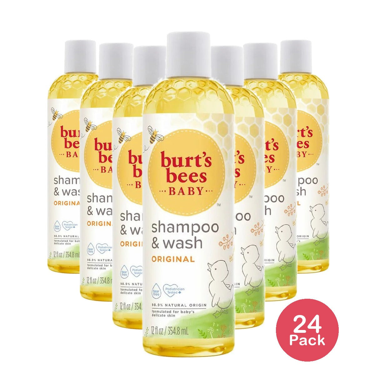 Burt's Bees Baby Bee Shampoo & Wash 12 Oz (Pack of 24)