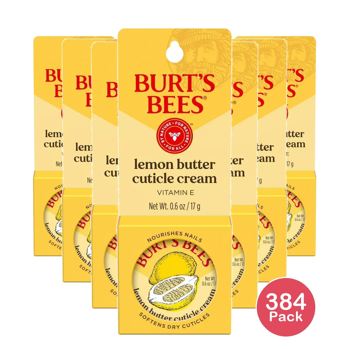 Burt's Bees - Lemon Butter Cuticle Cream 0.60 Oz (Pack of 384)