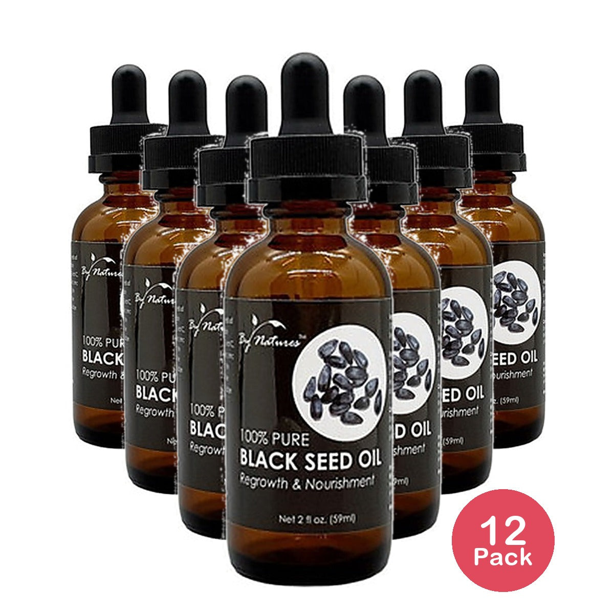 By Naturres Black Seed Oil 2 Oz (Pack of 12)