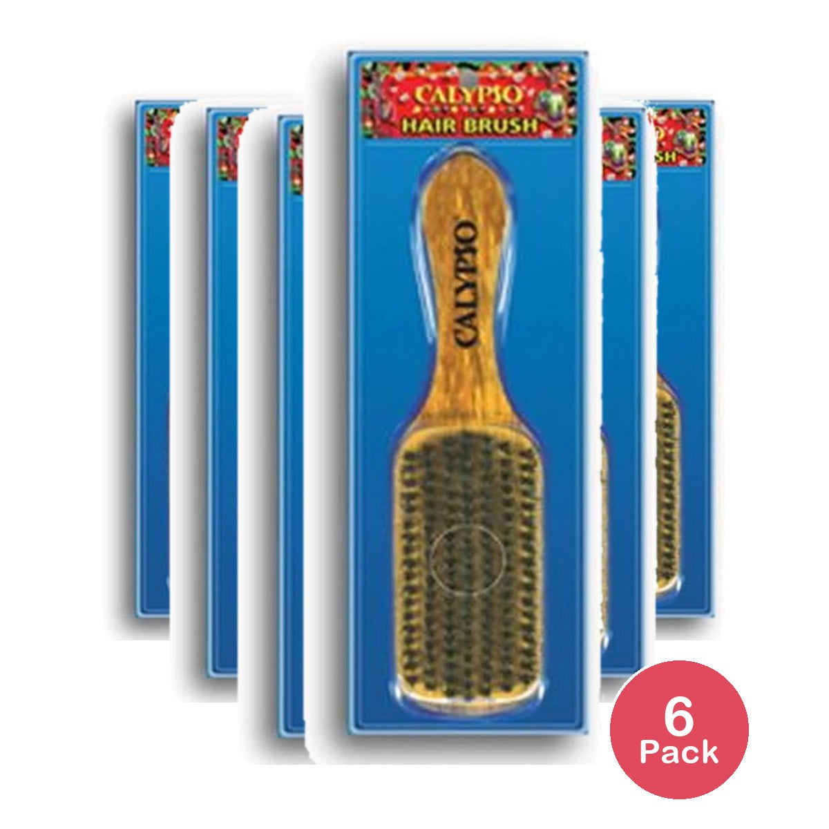 Calypso Long Handle Hair Brush (Pack of 6)