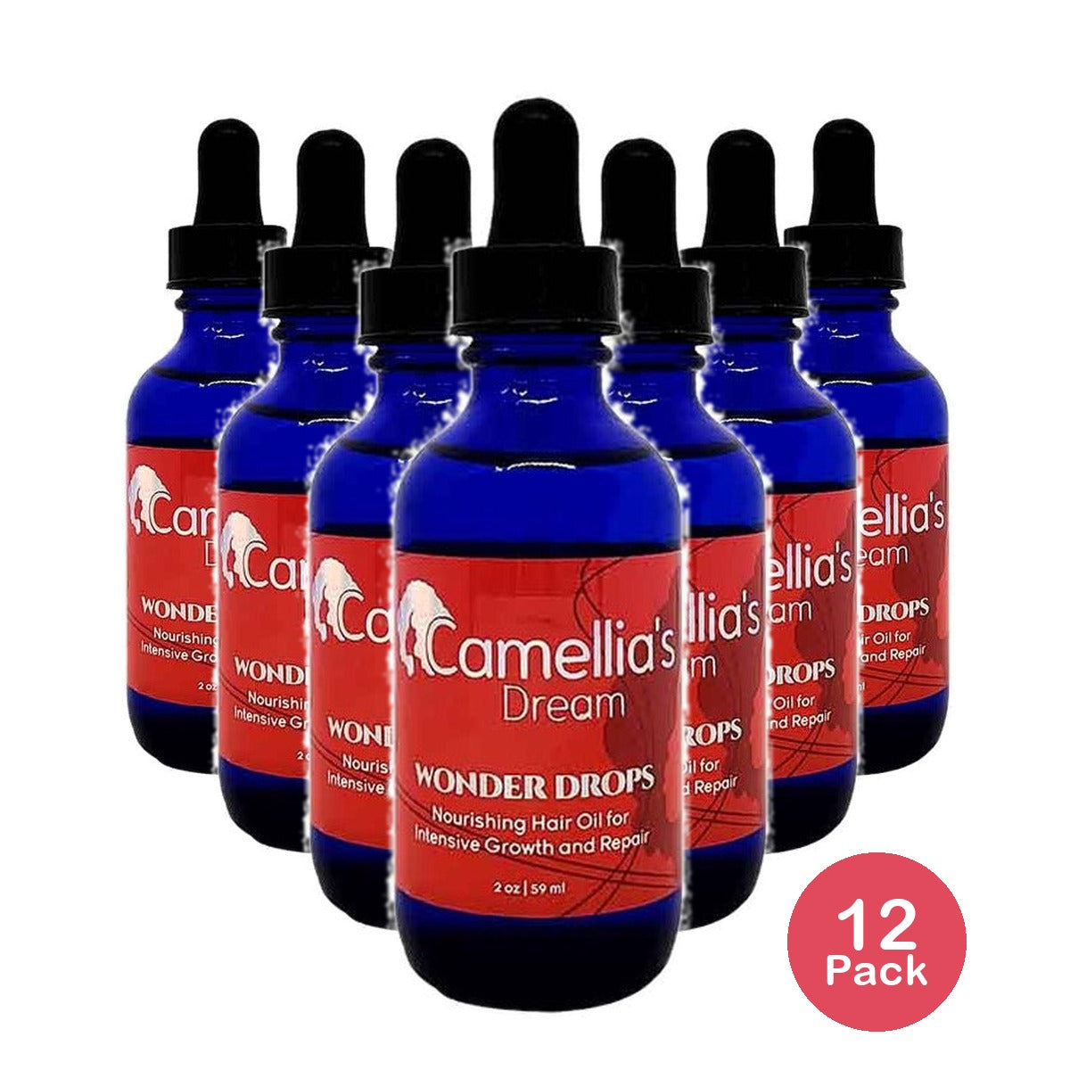 Camellia's Dream Wonder Drops Growth Oil 2 Oz (Pack of 12)