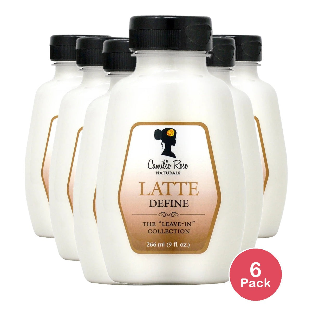 Camille Rose Naturals Latte Define Leave-in Conditioner 9oz (Pack of 6)