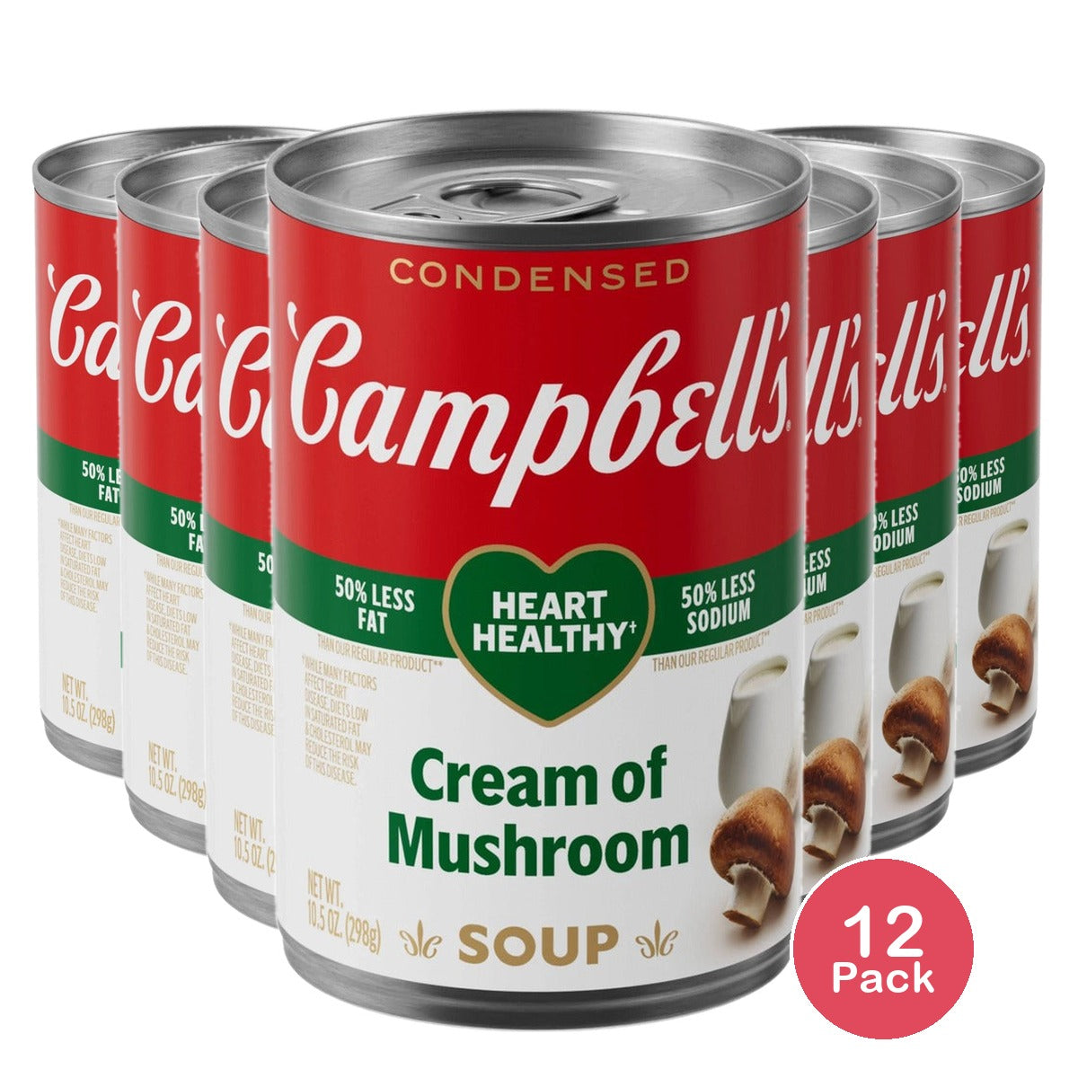Campbell's Cream of Mushroom Soup 10.5 Oz (Pack of 12)
