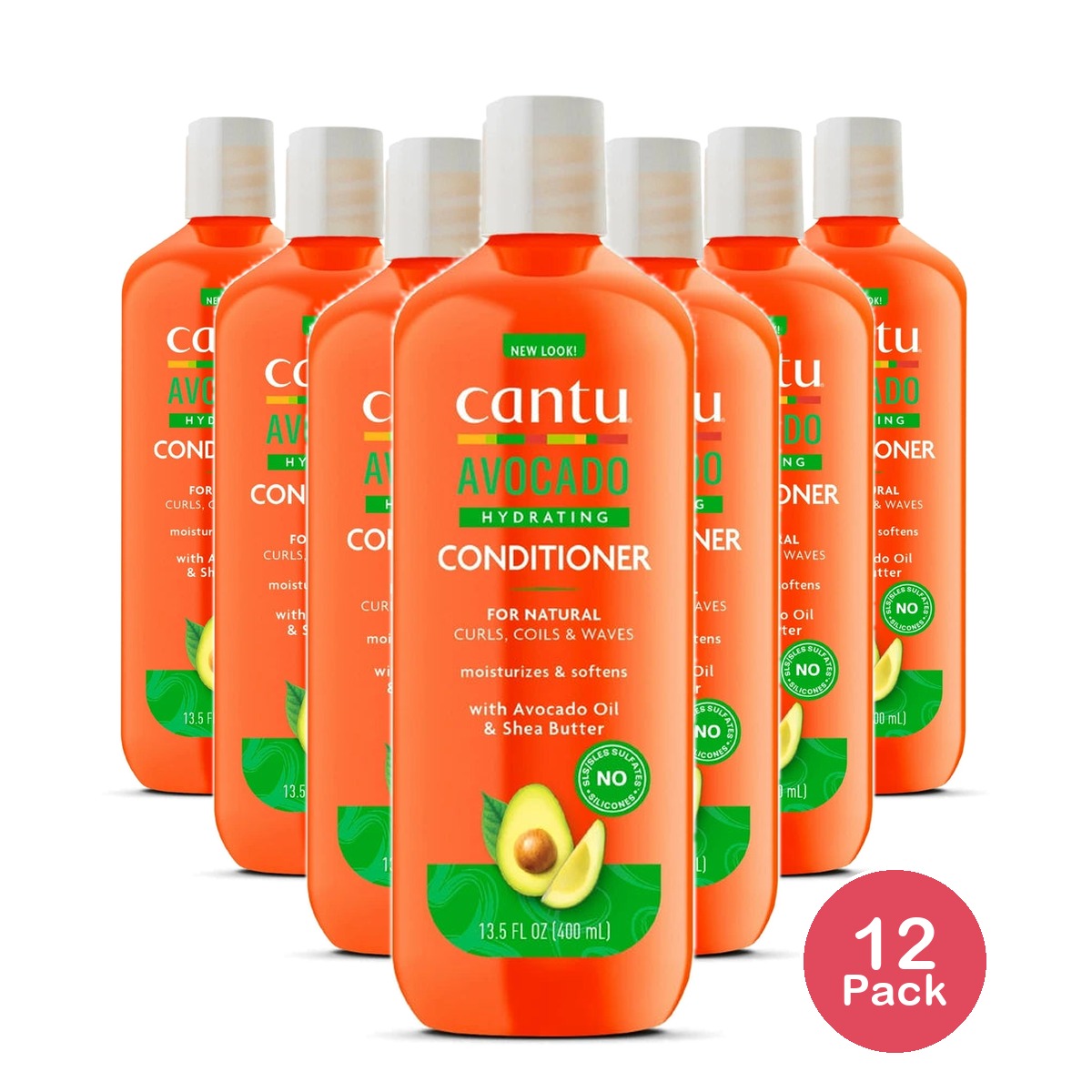 Cantu Avocado Hydrating Sulfate Free Conditioner - (Pack of 12) 13.5 Oz