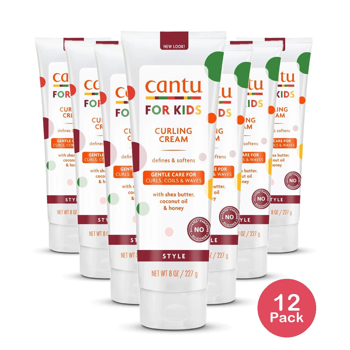 Cantu Care for Kids Curling Cream 8 Oz (Pack of 12)