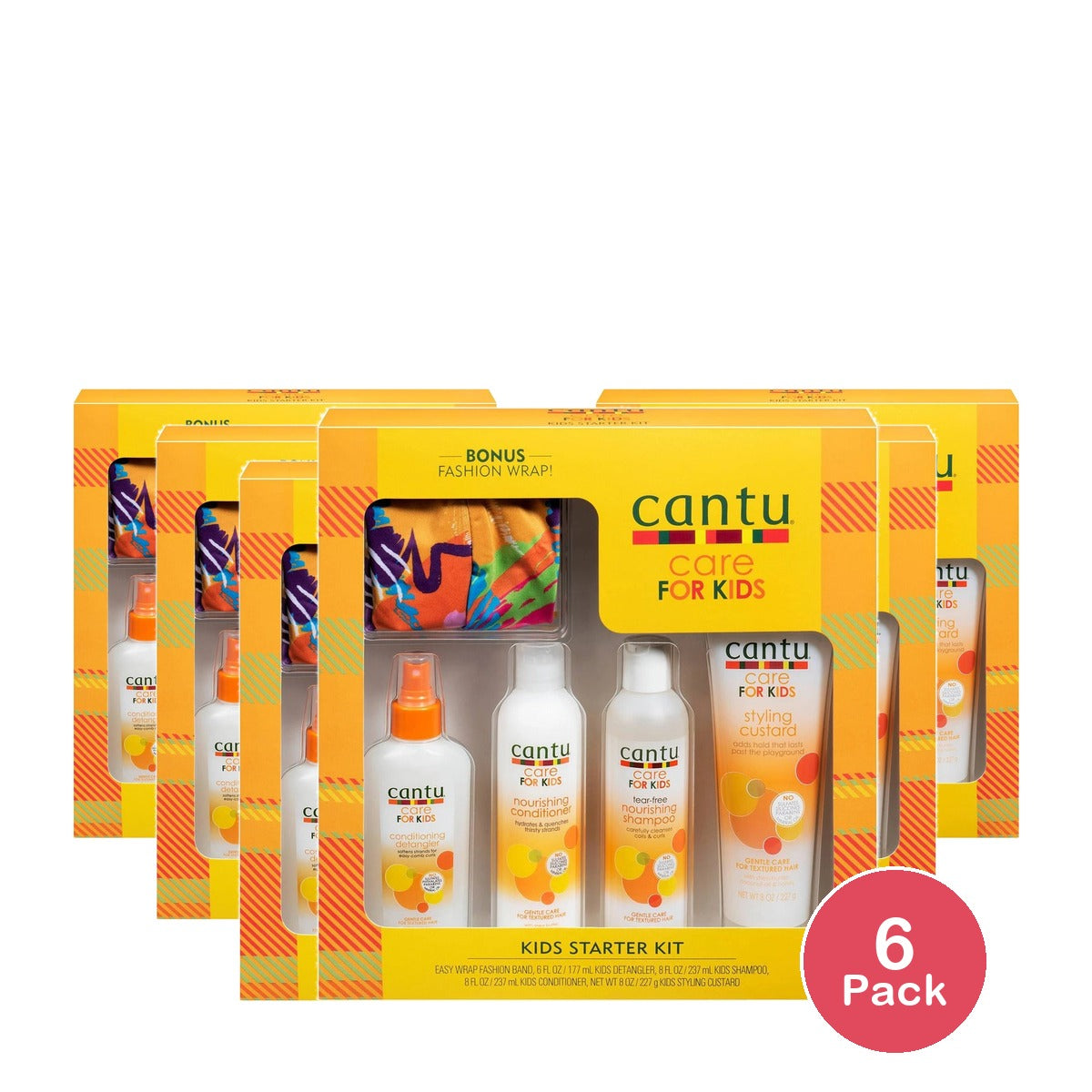 Cantu Care Kids' Gift Set 5pc (Pack of 6)