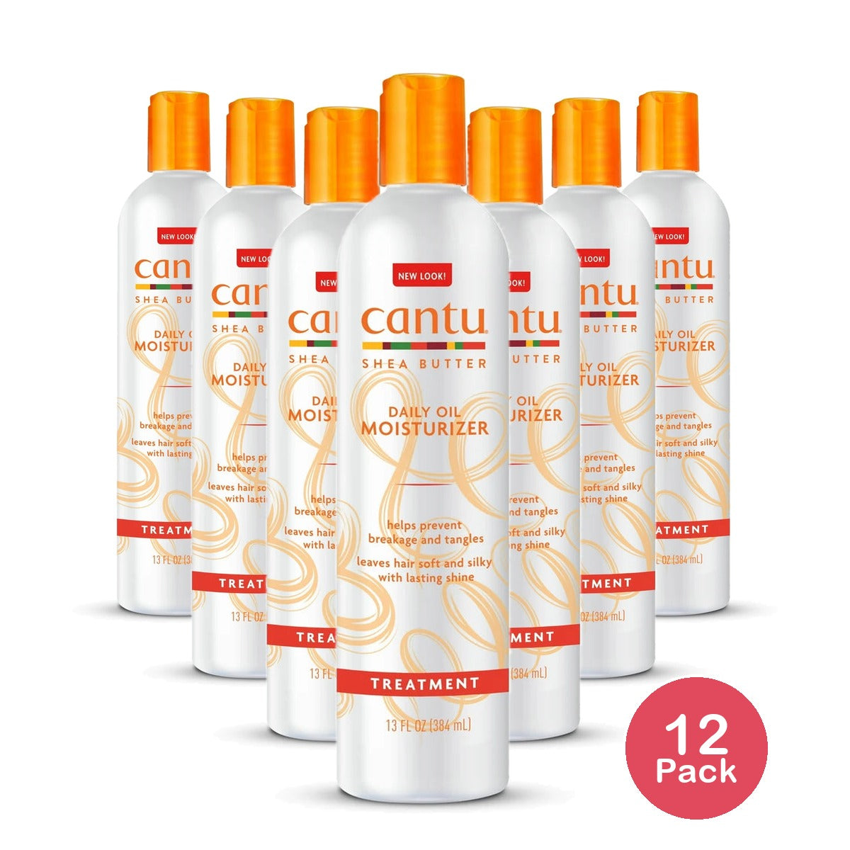 Cantu Daily Oil Moisturizer with Shea Butter (Pack of 12) 13 Fl. Oz