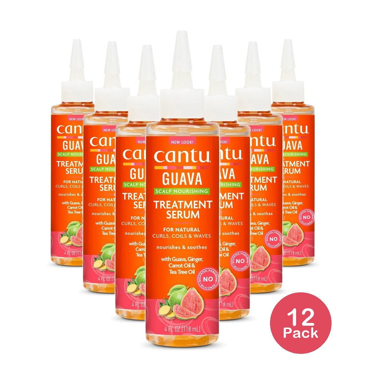 Cantu Nourishing Scalp Treatment Serum with Guava Ginger & Carrot Oil 4 fl oz (Pack of 12)