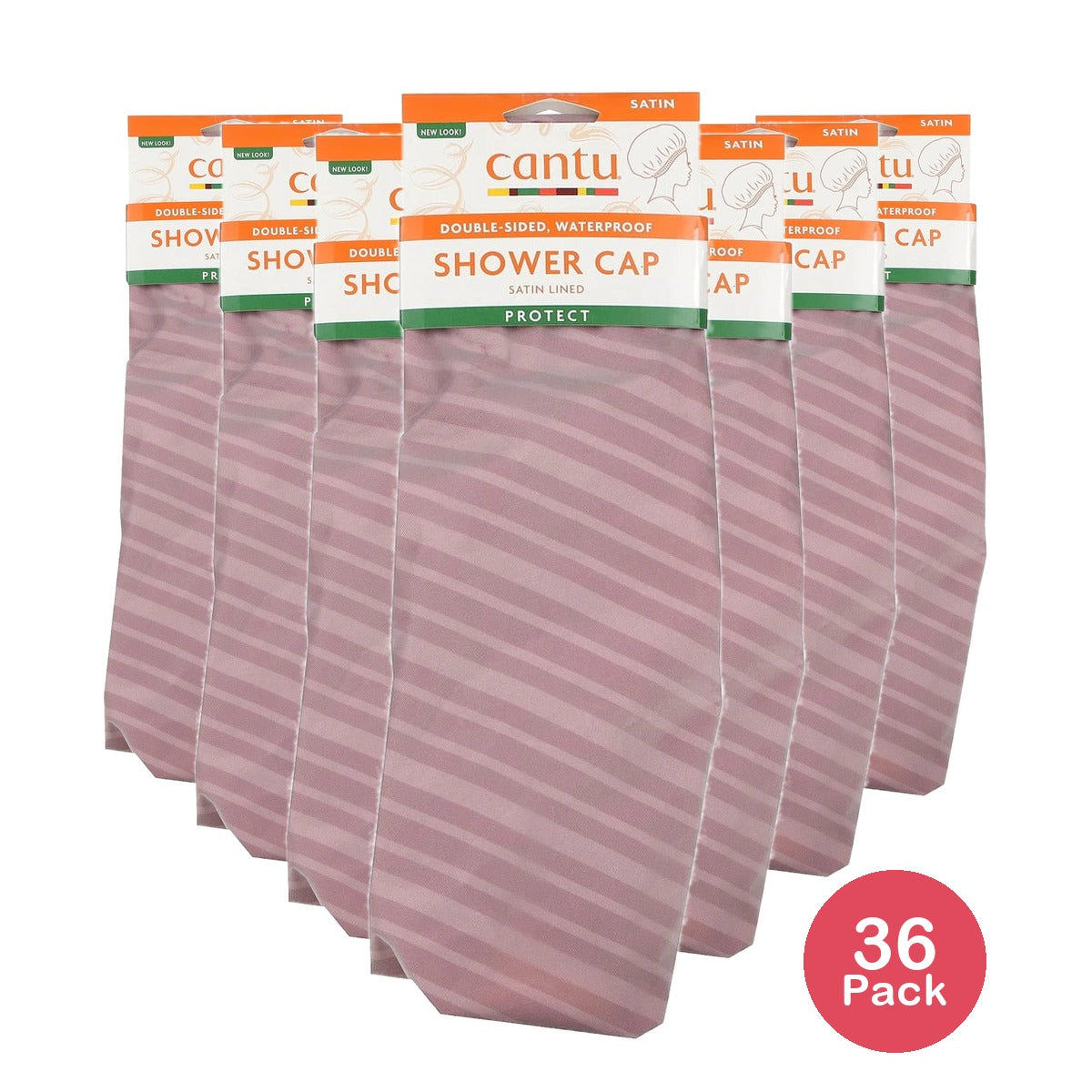 Cantu Satin Lined Shower Cap - 1ct (Pack of 36)