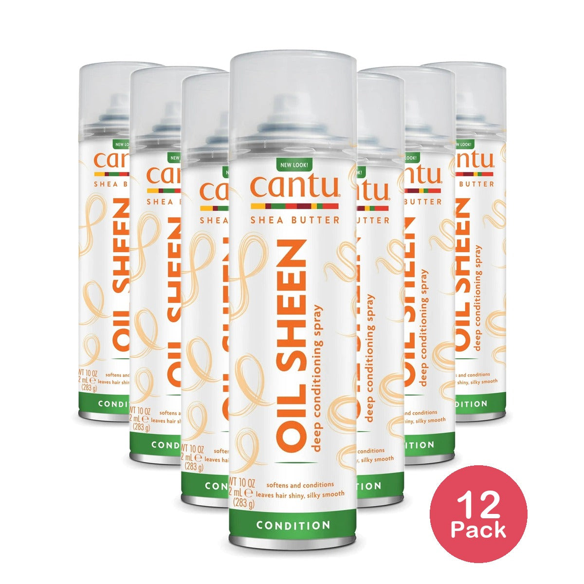 Cantu Shea Butter Oil Sheen Deep Conditioning Spray (Pack of 12) 10 Oz