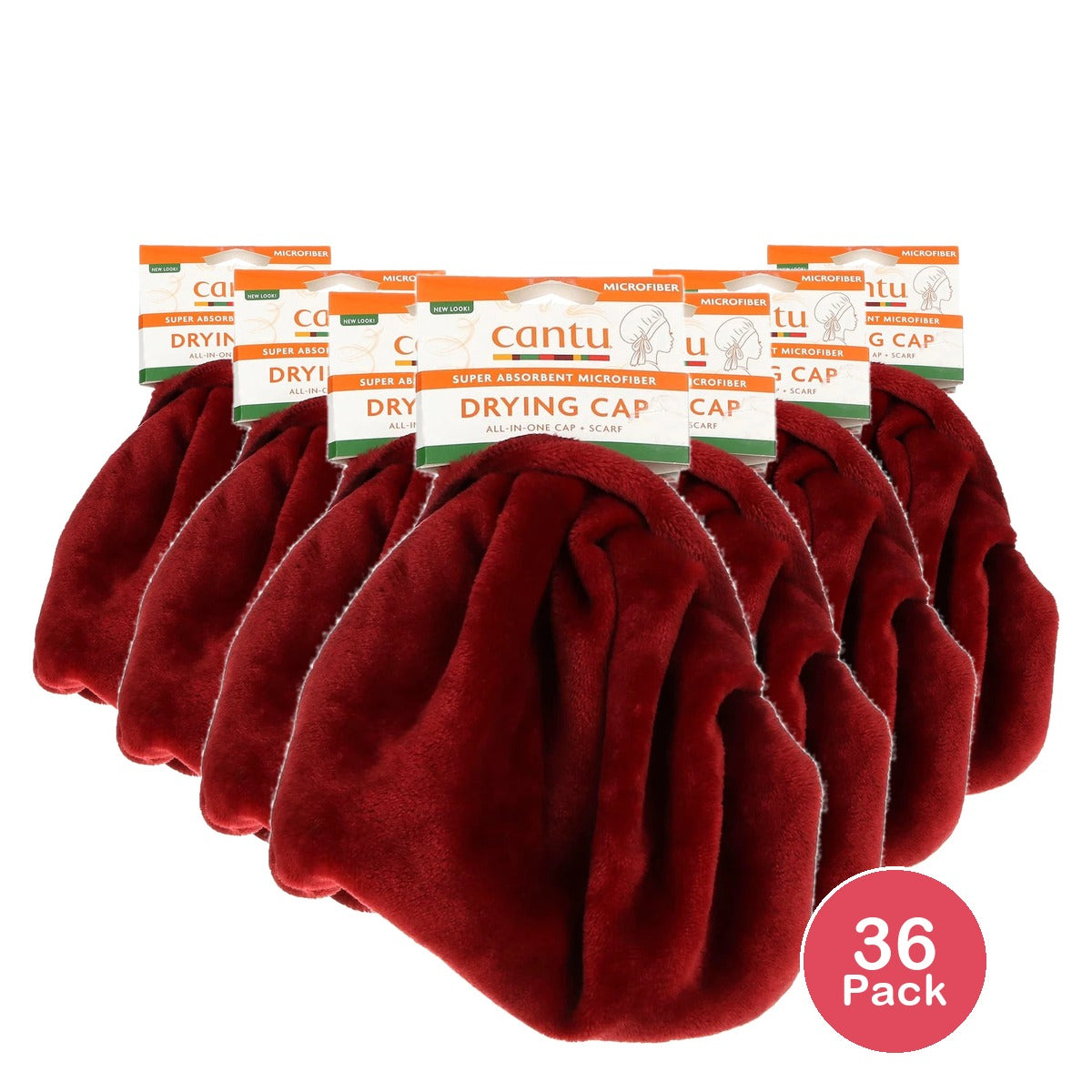 Cantu Super Absorbent Microfiber Drying Cap One Size Fits All 1 Cap (Pack of 36)