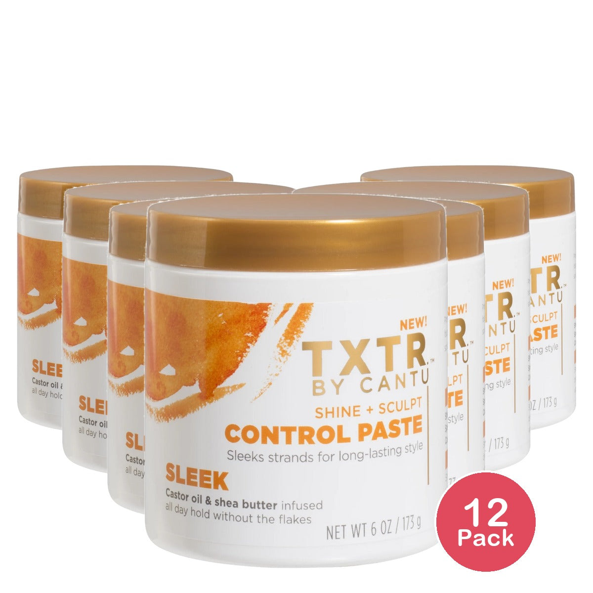 Cantu Txtr Control Paste 6 Oz (Pack of 12)
