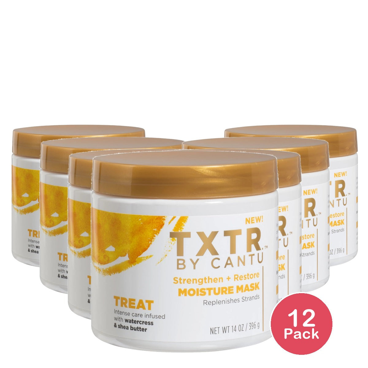 Cantu Txtr Treat Moisture Mask 14 Oz (Pack of 12)