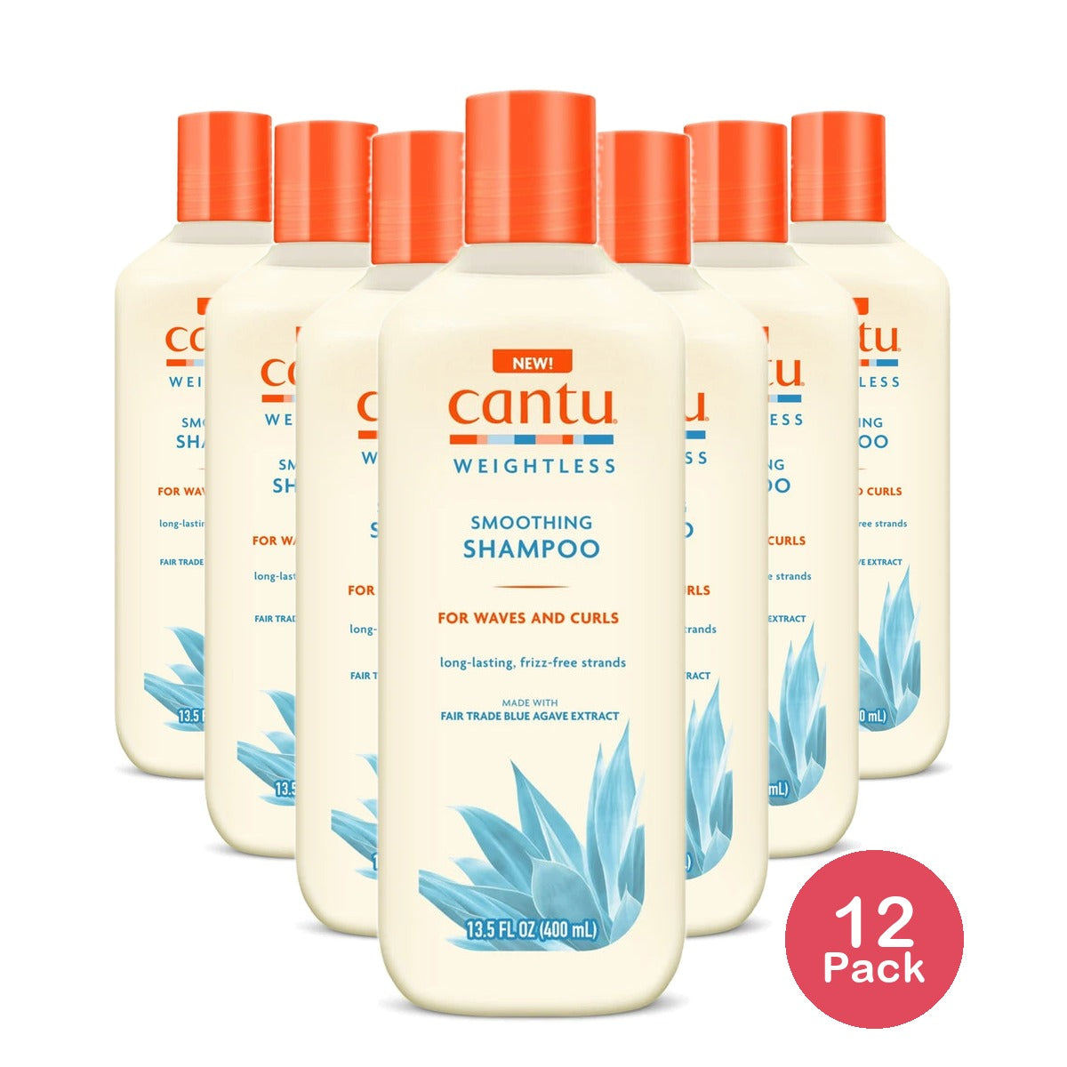 Cantu Weightless Smoothing Hair Shampoo - (Pack of 12) 13.5 Fl. Oz