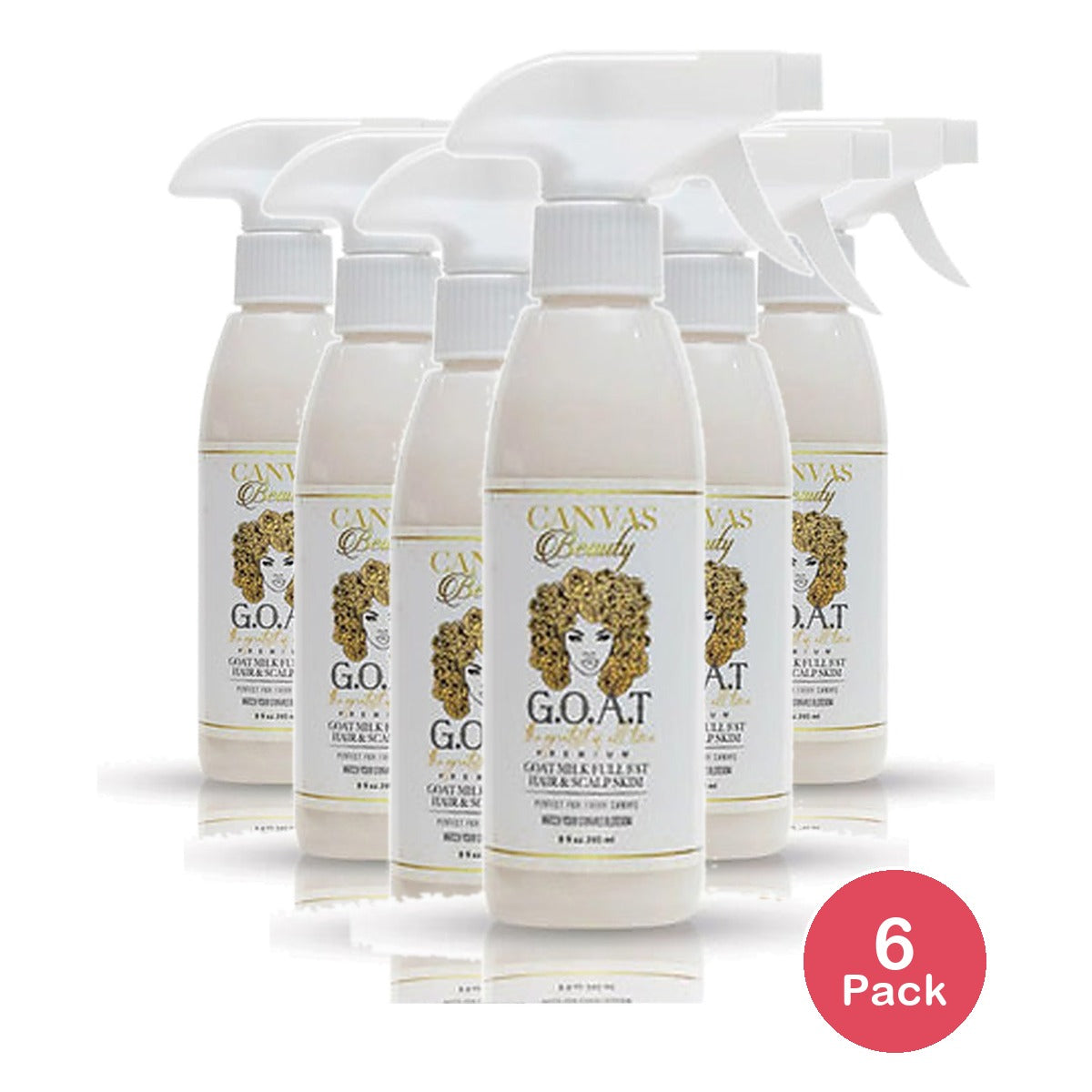 Canvas Beauty Goat Milk Hair & Scalp 8 Oz (Pack of 6)