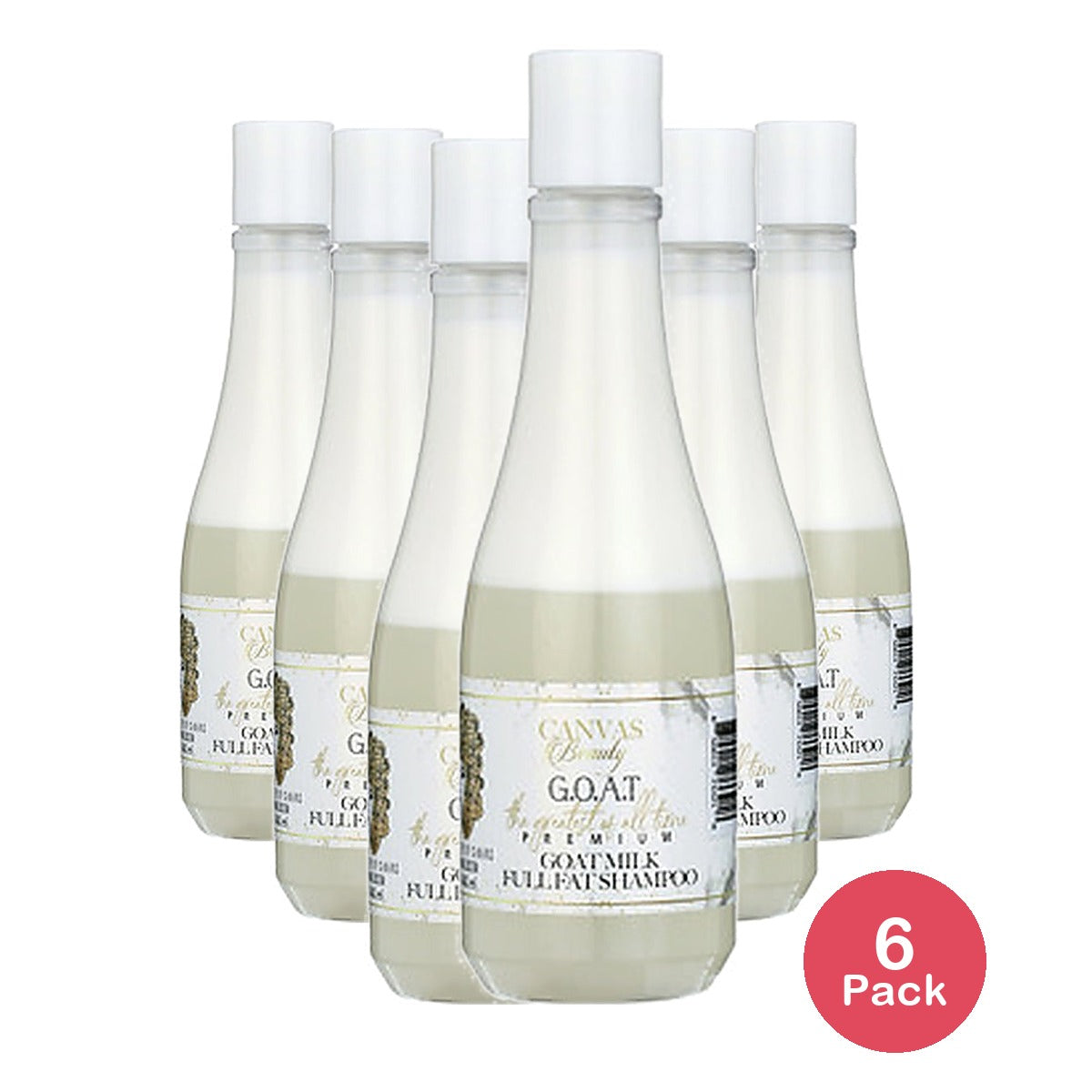Canvas Beauty Goat Milk Shampoo 8 Fl. Oz (Pack of 6)