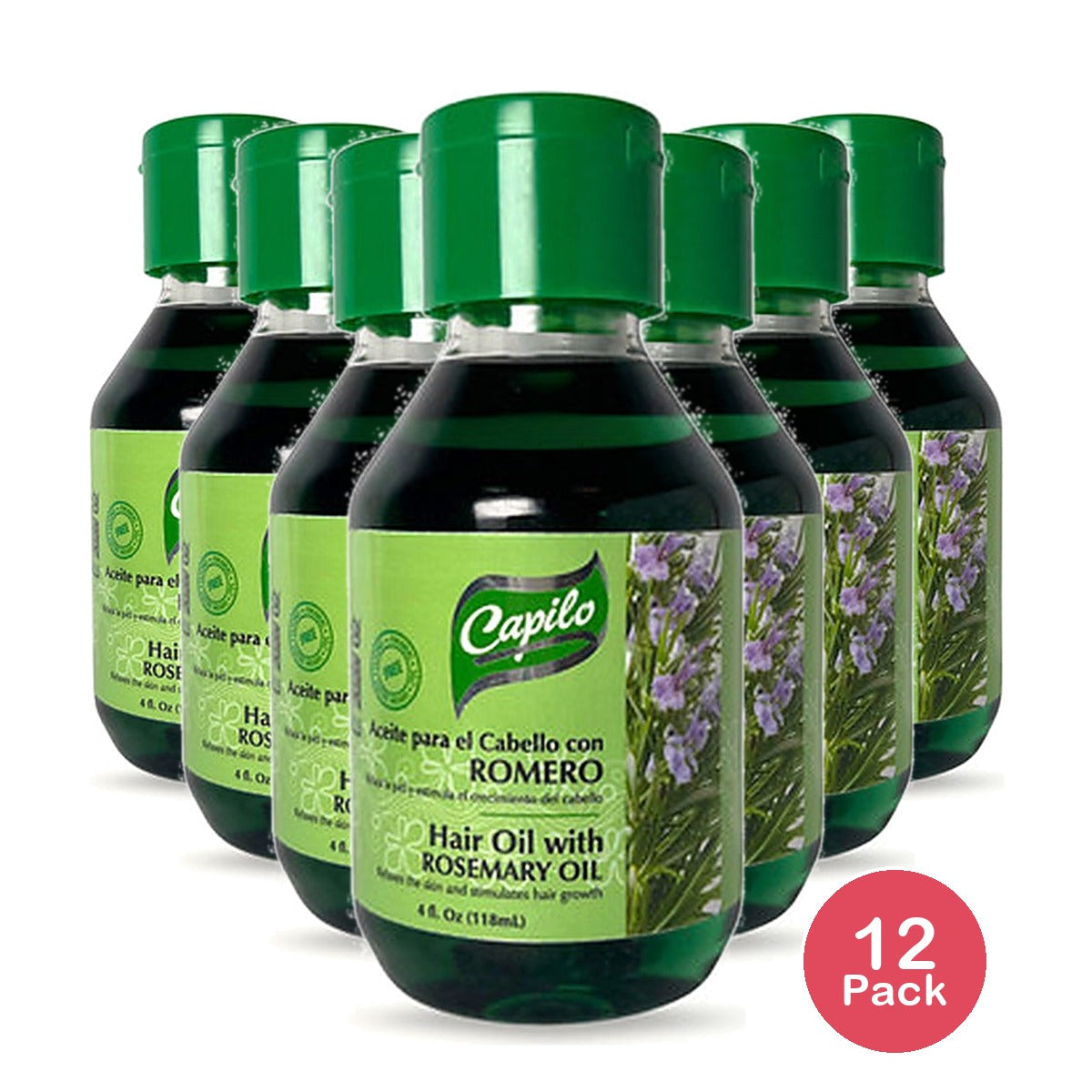 Capilo Rosemary Oil 4 Oz (Pack of 12)