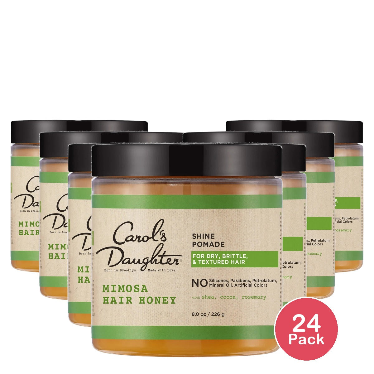 Carol's Daughter Mimosa Hair Honey Moisturizing Shine Enhancing Curly Hair Pomade, 8 Oz (Pack of 24)
