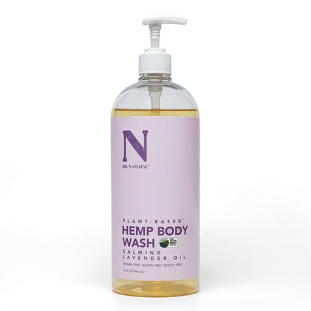 Dr. Natural Moisturizing Body Wash Lavender 32 Oz (Pack of 6)