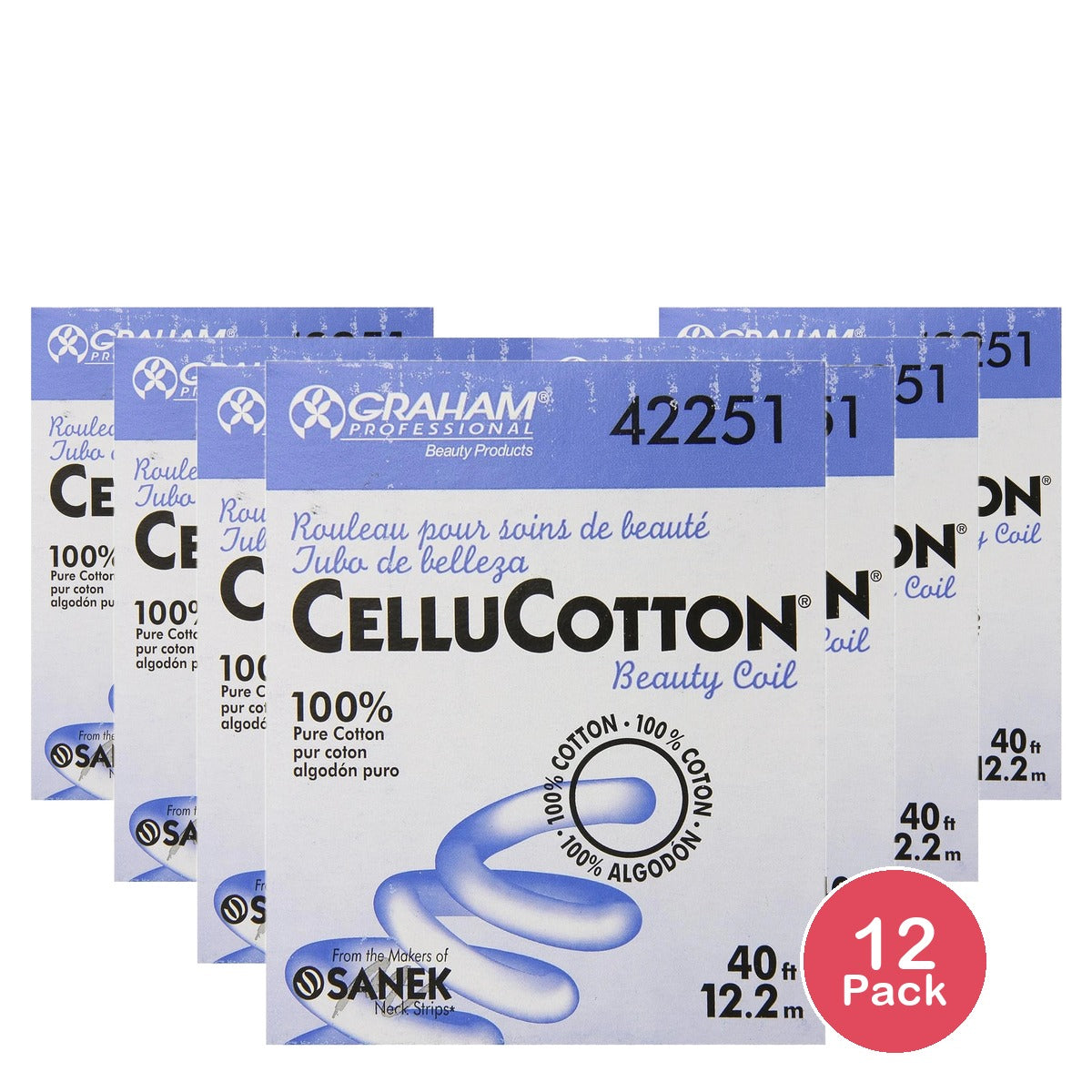 CelluCotton Beauty Coil (Pack of 12)