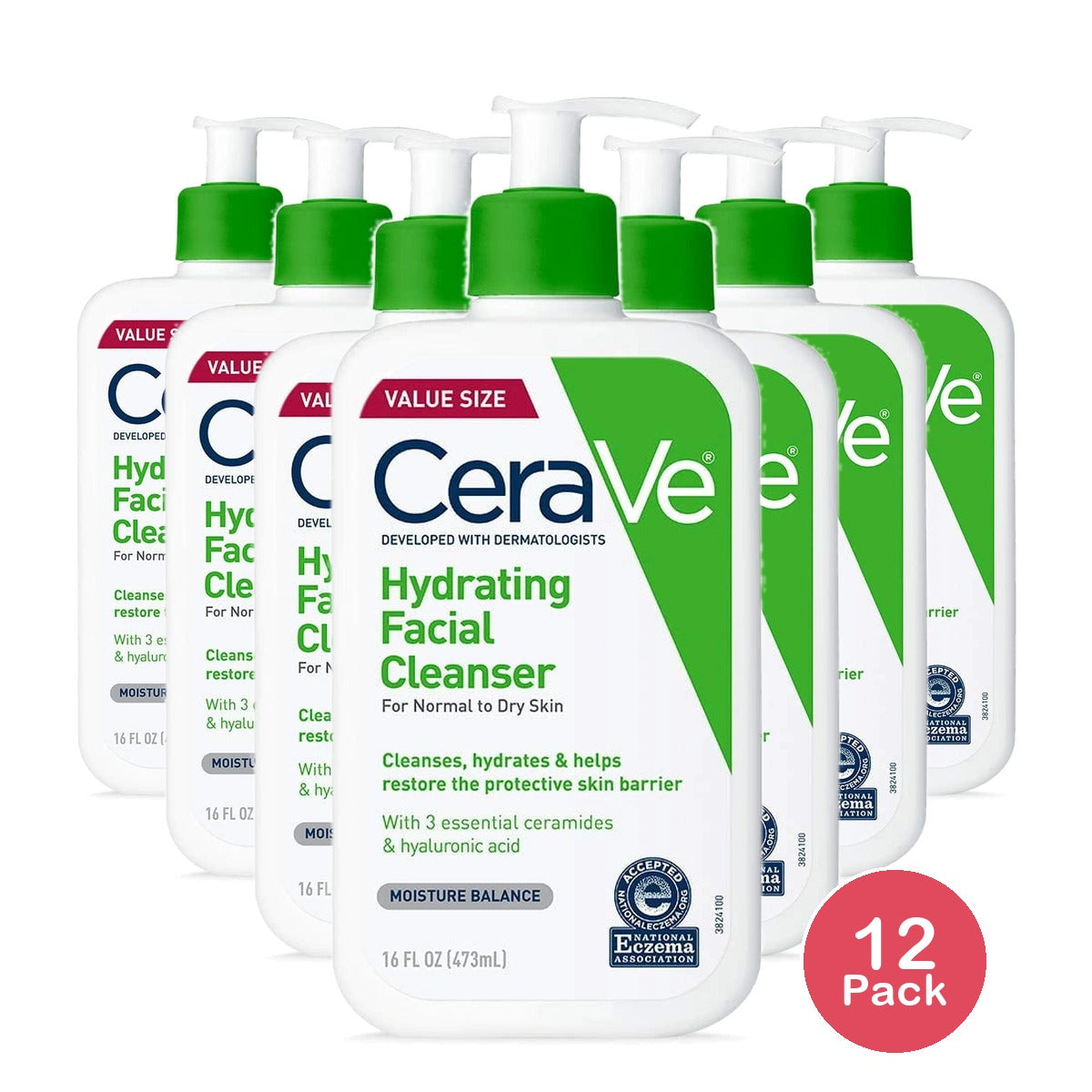 CeraVe Face Formula Cleanser 16 (Pack of 12)