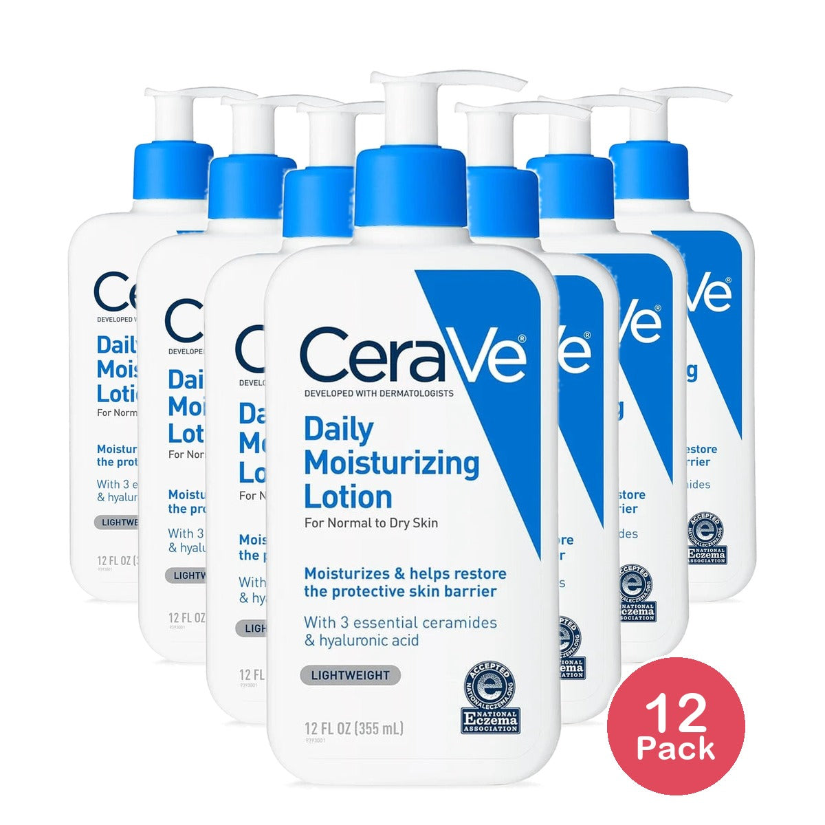 CeraVe MOISTURIZING CREAM 12 OZ (Pack of 12)