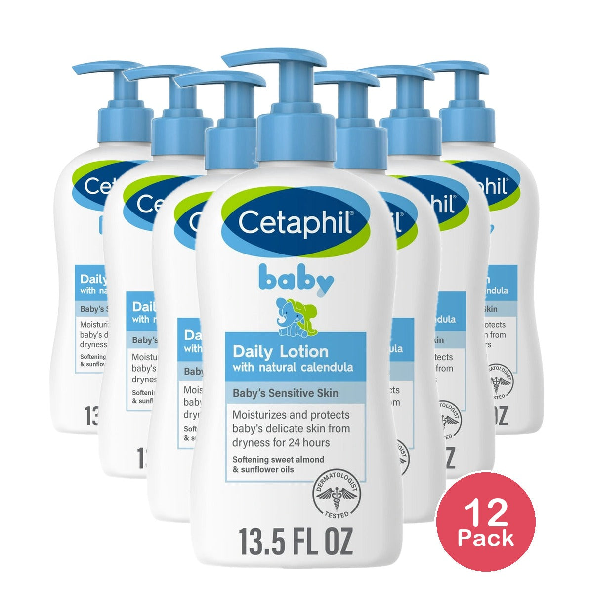 Cetaphil Baby Daily Lotion - 13.5 fl Oz (Pack of 12)