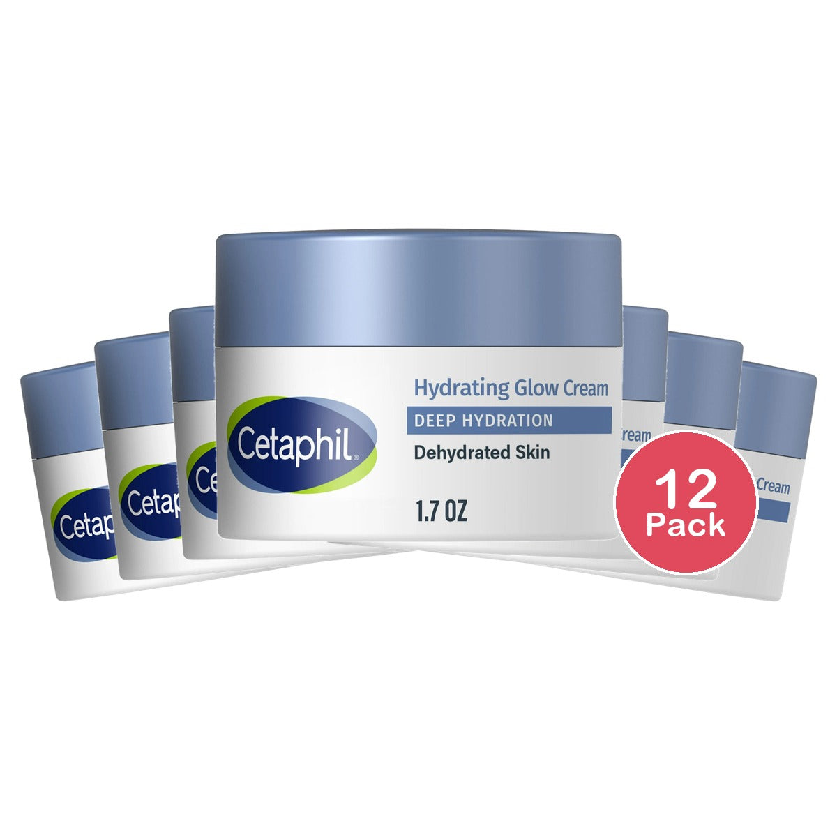 Cetaphil Daily Deep Hydrating Face Cream 1.7 fl OZ (Pack of 12)