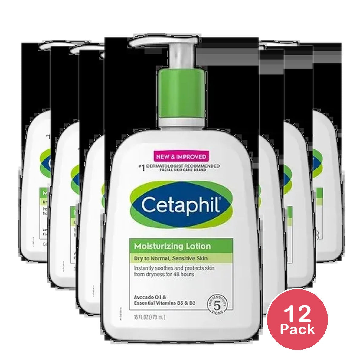 Cetaphil Moisturizing Lotion - 16 Oz (Pack of 12)