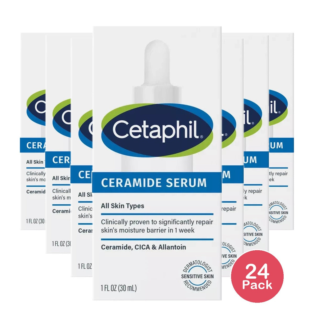 Cetaphil Restoring Ceramide Face Serum - 1 fl Oz (Pack of 24)