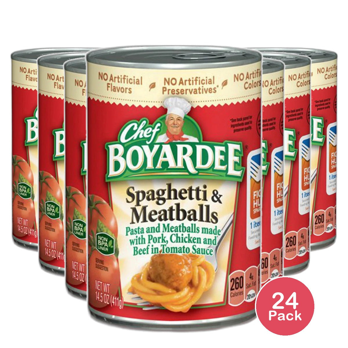 Chef Boyardee Spaghetti and Meatballs 14.5Oz (Pack of 24)